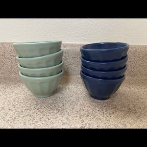 Mini matte latte bowls